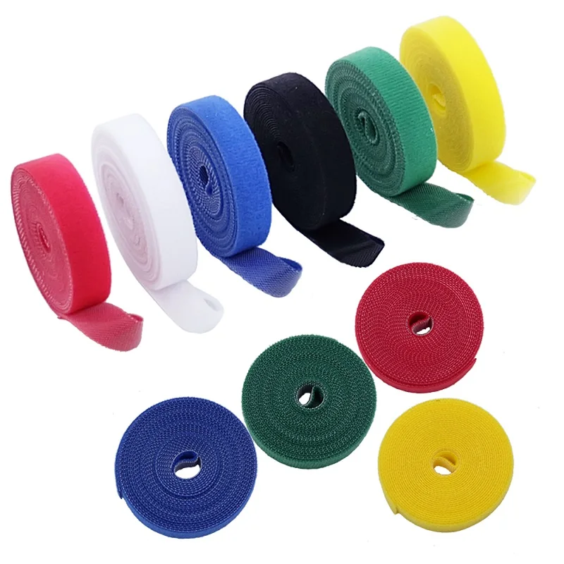 2/10M Dây Cáp Có Thể Tái Sử Dụng Vòng Lưng Tự Dính Dán DIY Phụ Kiện Dây Đeo Nylon Người Tổ Chức Kẹp Giữ Dây quản Lý