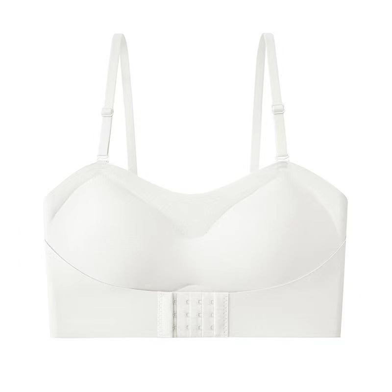 Sujetador sin tirantes para mujer, Tops de tubo sin costuras, sujetador de boda inalámbrico transpirable, sujetadores push-up, lencería Sexy femenina Invisible