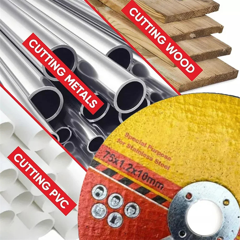 5 stücke 75mm Rund Harz Sägeblatt Schleifen Rad Ultra-dünne Trennscheibe Für Winkel Grinder Holz Stahl stein Schneiden Power Tool