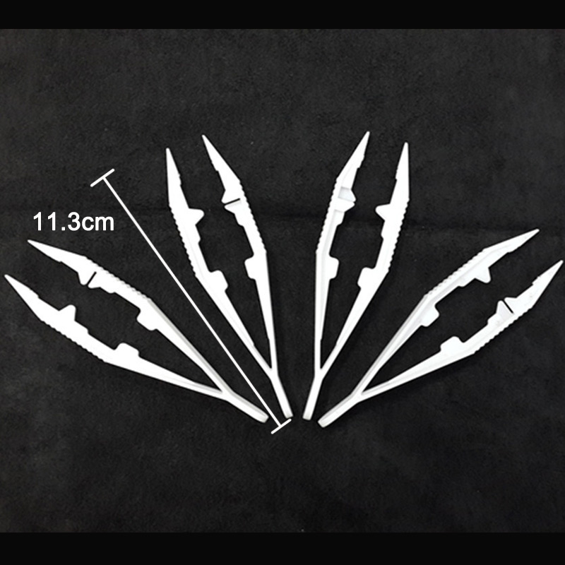 Yant Jouet プラスチックピンセット 5 個ハマビーズクリップハマビーズ 5 ミリメートルパーラービーズツール鉄ジュエリービーズアクセサリー