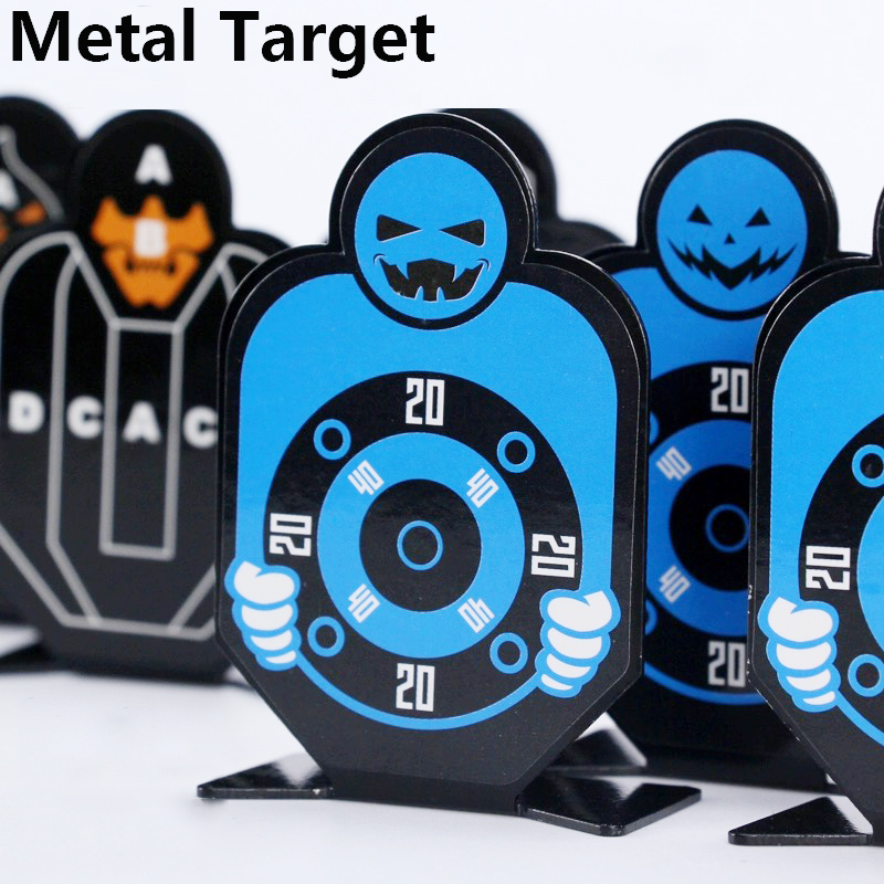 Slingshot Stainless Steel Target Soft Bullet Gun Target Shooting Practice Metal Iron Toy Targets Slingshot Accessories
