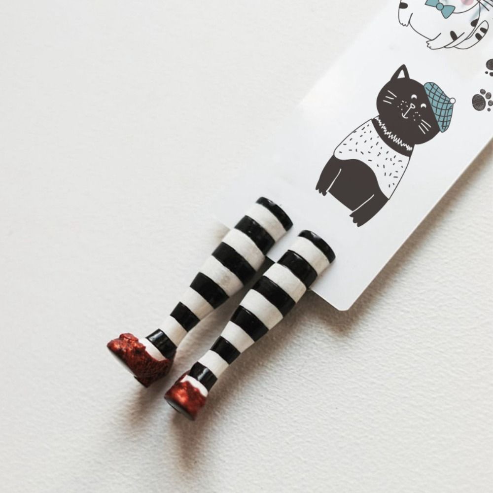 3D รองเท้าส้นสูงบุ๊คมาร์คคุณภาพสูง 18*5 ซม.ขา Handmade Book Marker คนรักหนังสืออุปกรณ์สํานักงานเครื่องเขียนโรงเรียน