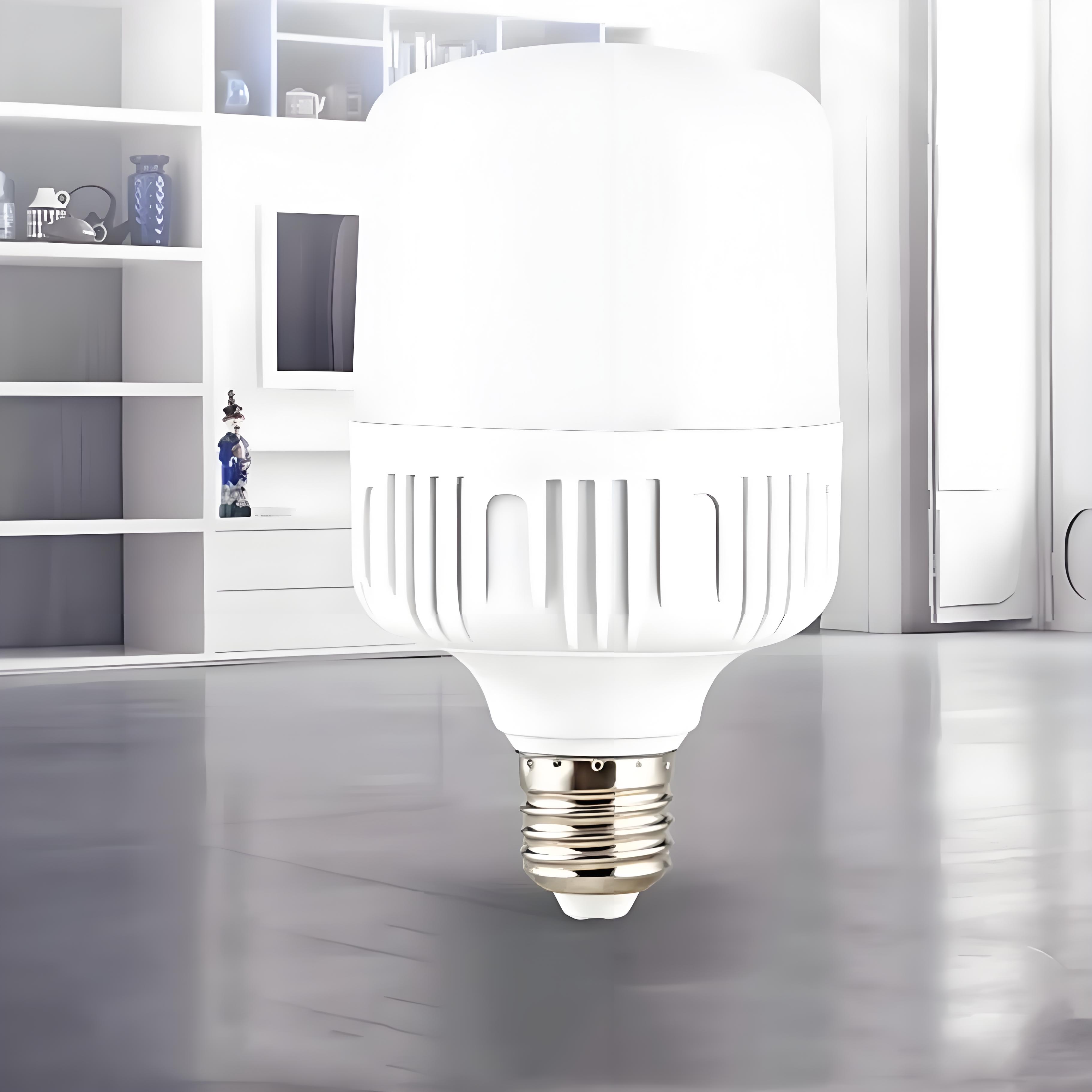 100W E27 LED Bulb 220V No Flicker High Brightness White Light Eye Protection Energy Saving Lamp High Heat Dissipation Design