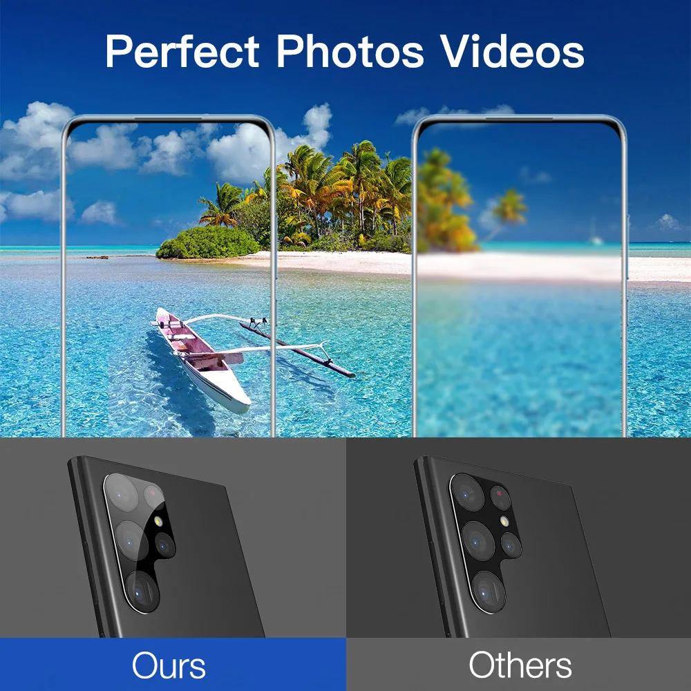 Bảo Vệ Ống Kính Camera Cho Samsung Galaxy S22 Cực Ống Kính Kính Cường Lực Dành Cho Galaxy S21 Plus FE Lưng Bảo Vệ Camera Phụ Kiện