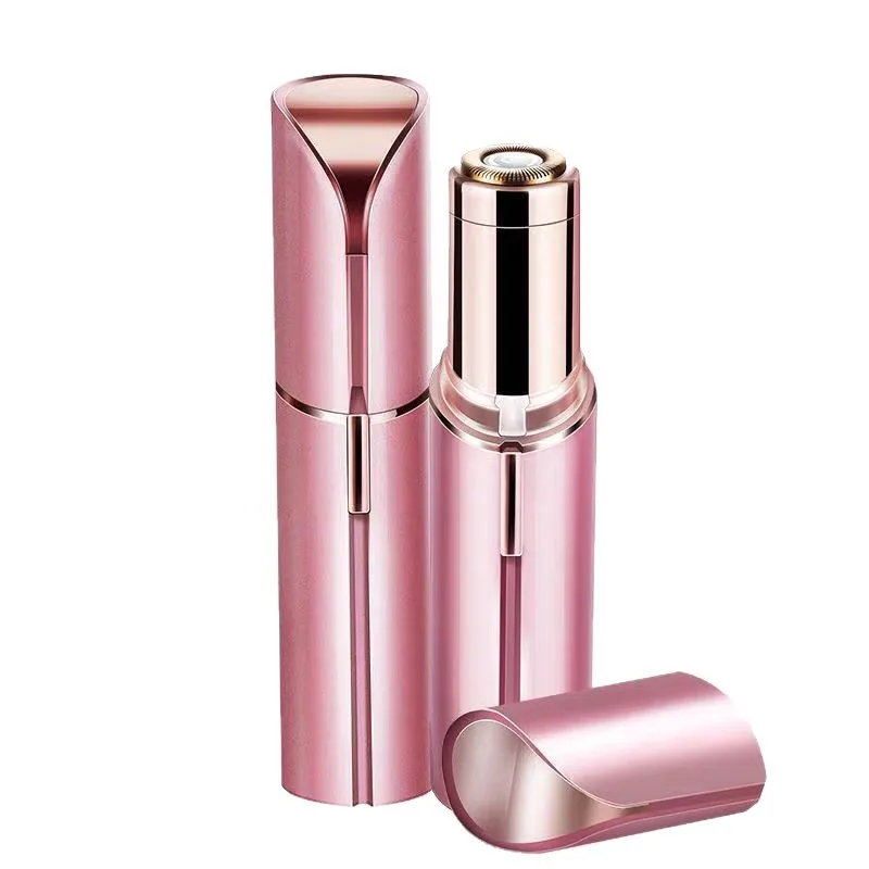 Lipstick-Shaped Electric Hair Remover Eyebrow Shaper Women's Hair Removal Device Mini Facial Hair Removal Instrument Face Hair