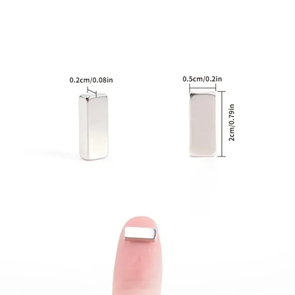 20x5x2.  30pcs Magnets Bar, Small Rectangular Magnets, Multi-Use Magnets for Fridge, Kitchen