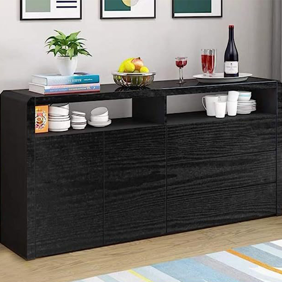 Papel de parede autoadesivo de grão de madeira preta, móveis que mudam de cor, adesivos de guarda-roupa, materiais e suprimentos de decoração para casa