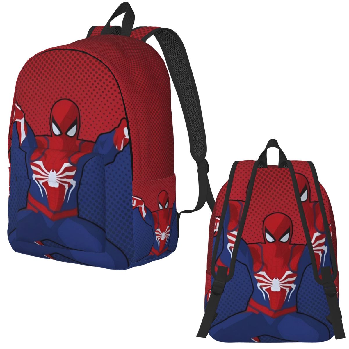 Spider Man Spider-Man untuk Remaja tas buku sekolah pelajar Daypack perjalanan kuliah tinggi menengah