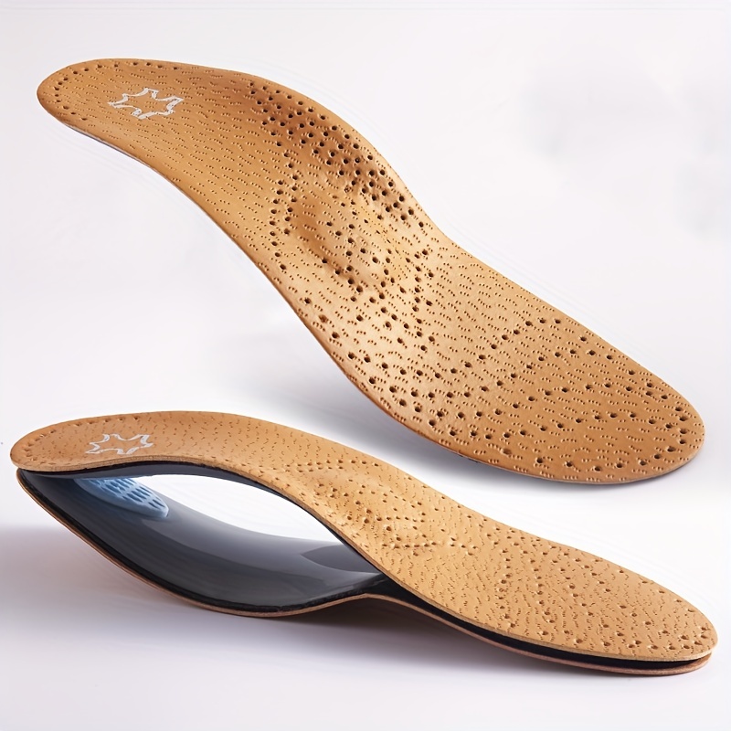Klassieke Lederen Orthopedische Binnenzool Voor Platvoeten Steunzool Orthopedische Schoenen Zool Inlegzolen Voor Voeten Voor Mannen Vrouwen Kinderen O/X Been