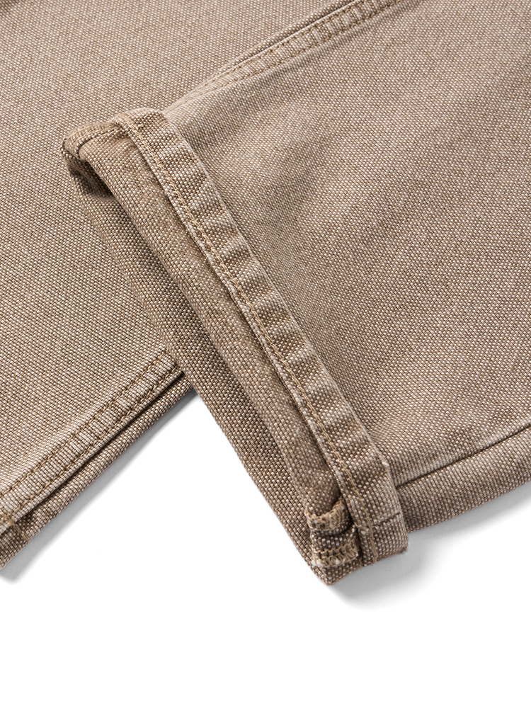 SIMWOOD 2025 primavera nuevo Regular recto 12,5 oz lavado Vintage con cuentas pantalones vaqueros de lona ropa de marca de talla grande