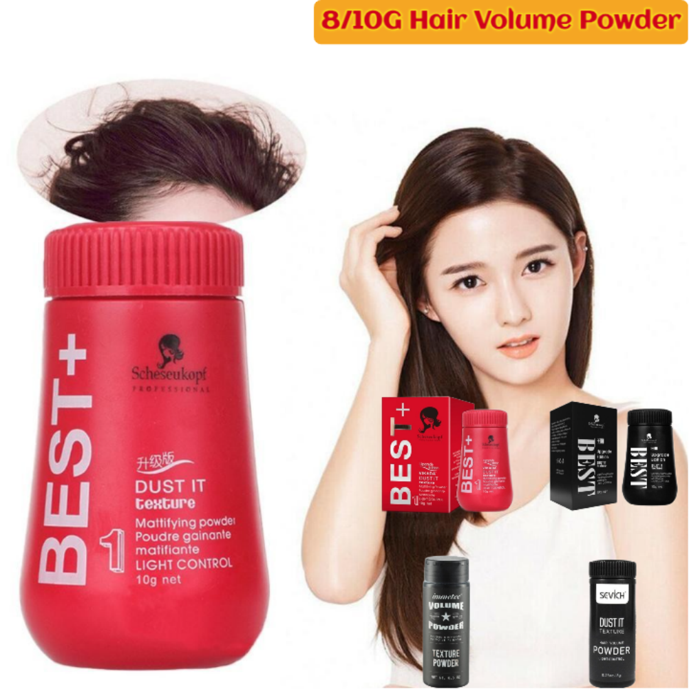 Polvo para el cabello Unisex, esponjoso, aumenta el volumen del cabello, polvo matificante/finaliza el diseño del cabello, champú de estilismo, polvo para el cabello para mujeres y hombres