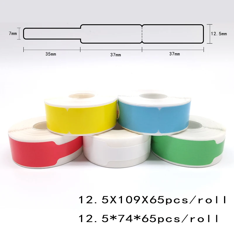 5PK D30 Label Tape  P11 Adhesive Lable Paper  Suit for Pristar P15  P12 Label Tape D30 Water Proof Thermal Label