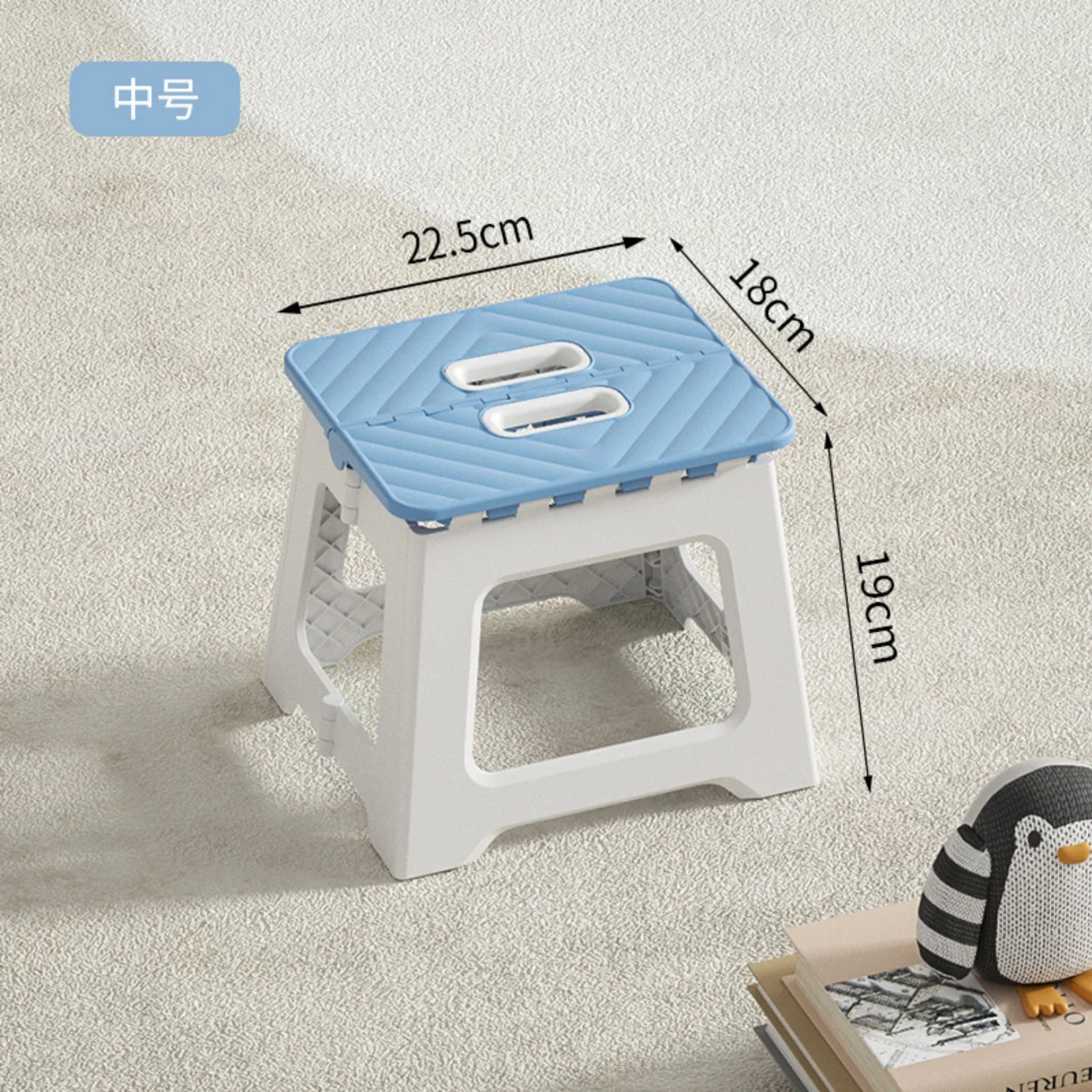 เก้าอี้พับกลางแจ้งแบบพกพาพลาสติกขนาดเล็กสตูลตกปลากลางแจ้ง Camping สตูล Stall เด็กเล็ก Bench ของขวัญ