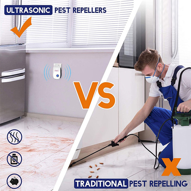 2/4/6 stücke Pest Reject Ultraschall Maus Kakerlake Repeller Gerät Insekten Ratten Spinnen Moskito Mörder Schädlingsbekämpfung Haushalt Pest