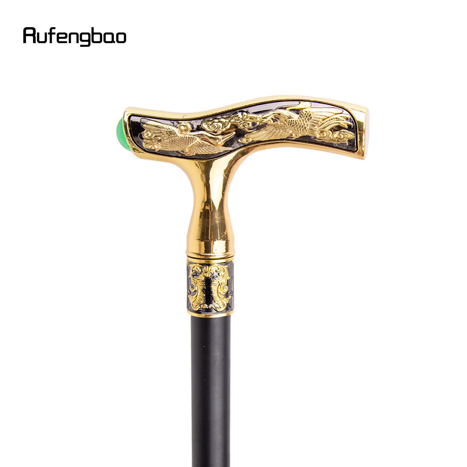 杖,緑の宝石,隠されたプレート,自己防衛,杖,コスプレ,93cm