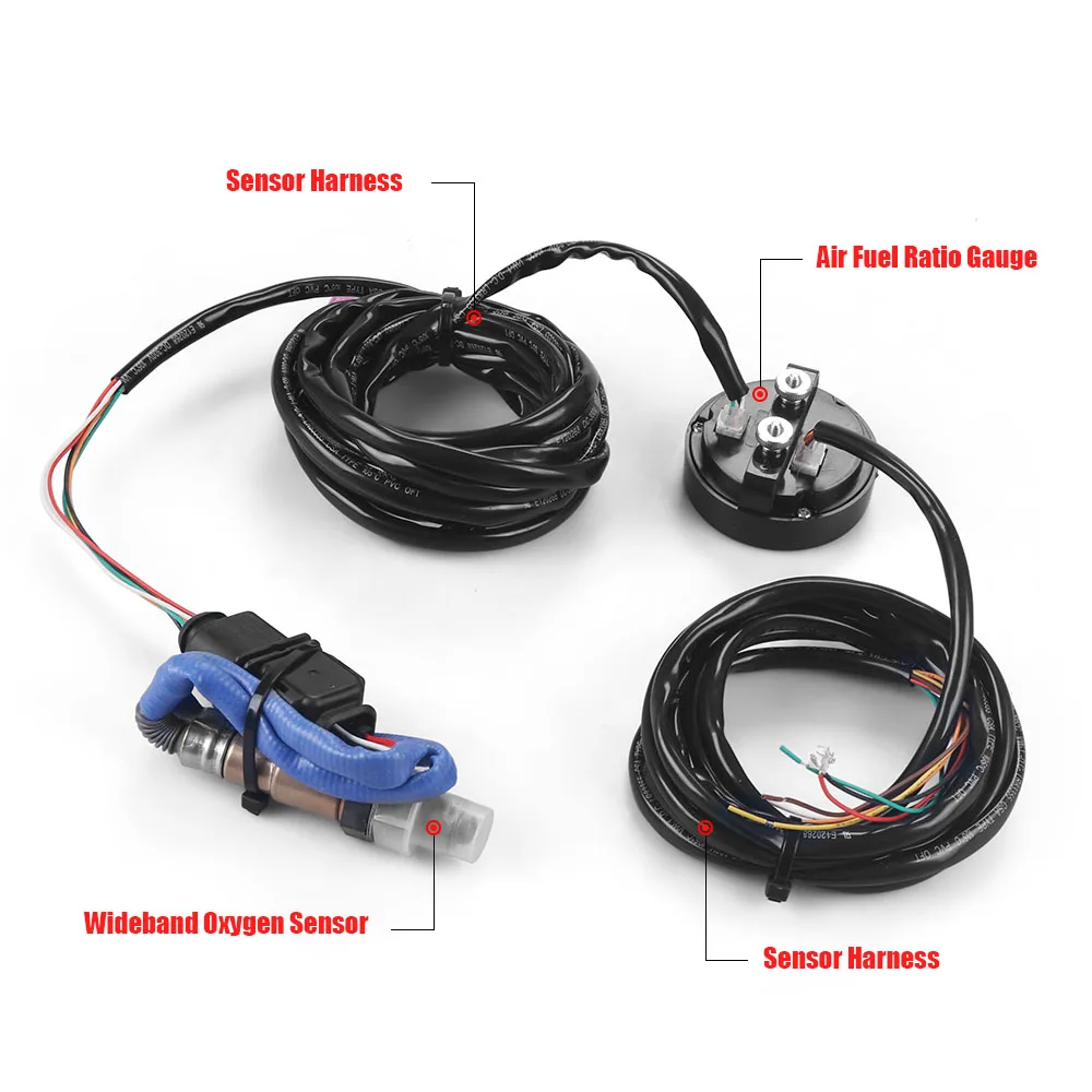 0258017025   Sauerstoffsensor AFR Sensor Controller Gauge 30-0300 X-Serie Breitband O2 Luft Kraftstoff Verhältnis Gauge Kit LSU 4.9