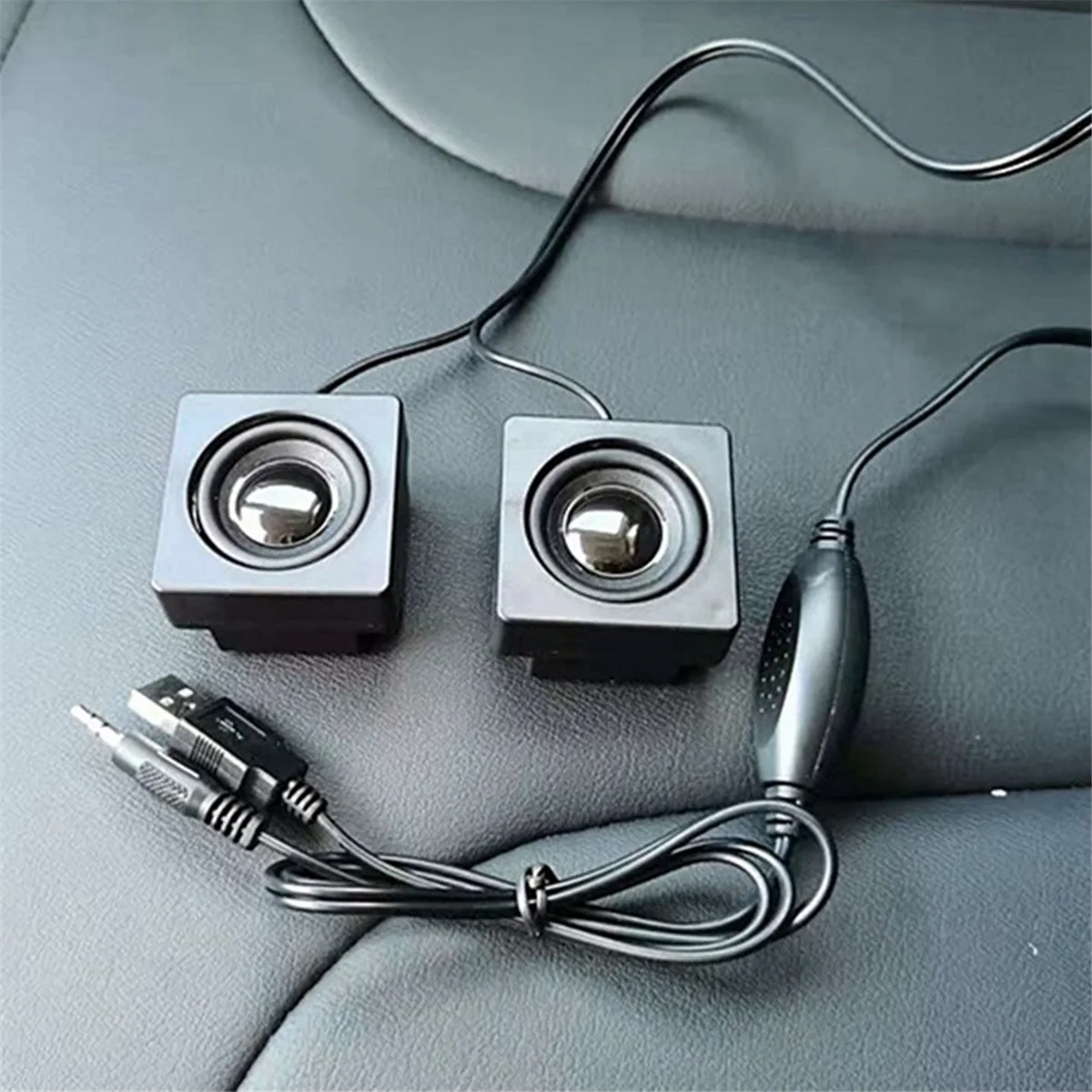 ミニデスクトップスピーカー,USB,隠しスピーカー,サラウンドサウンド,新しい