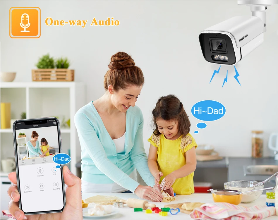 Sistema de cámaras de seguridad 4K para el hogar, conjunto de videovigilancia con micrófono de Audio de 8MP, CCTV, POE, NVR, IA, Color, nocturna, para exteriores, nuevo