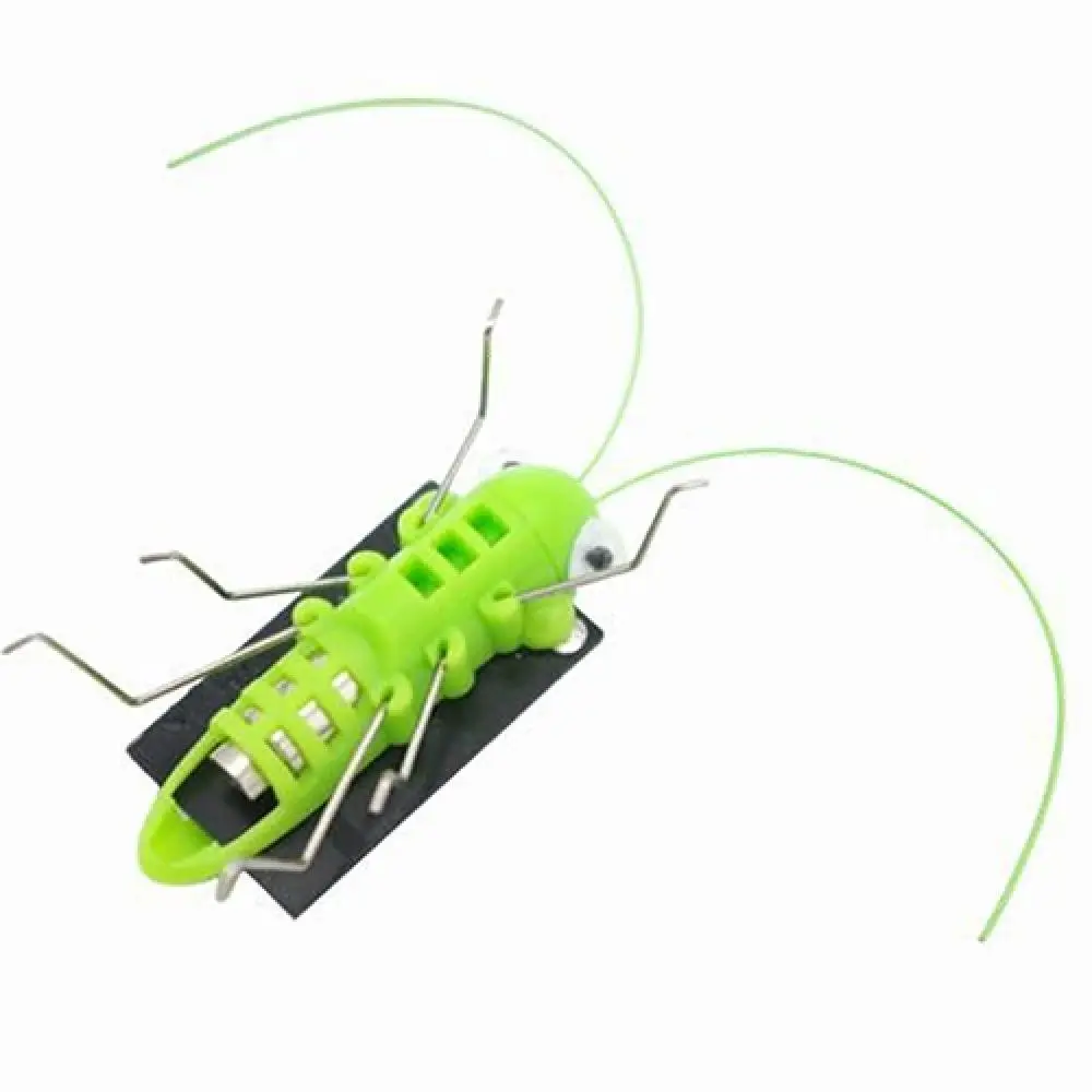 Creative Fun Solar Power Robot Insect Locust Grasshopper Kids Educational Toy Teaching Resources