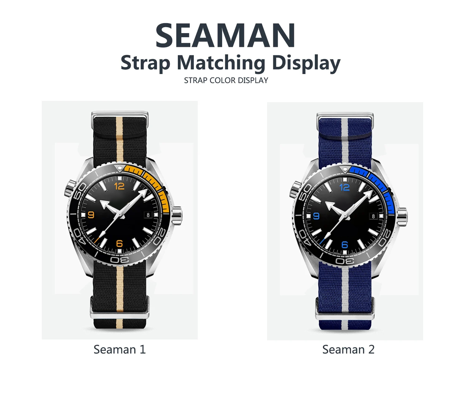 ナイロン時計バンド 20 ミリメートル 22 ミリメートル快適な時計ストラップループ軍事洗えるブレット男性用時計バンド