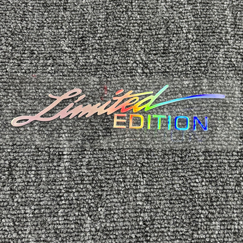 Motorcycle Vinyl Sticker Window Sticker Car-styling LIMITED EDITION Decoration Reflective Laser Decal For Car Accessories