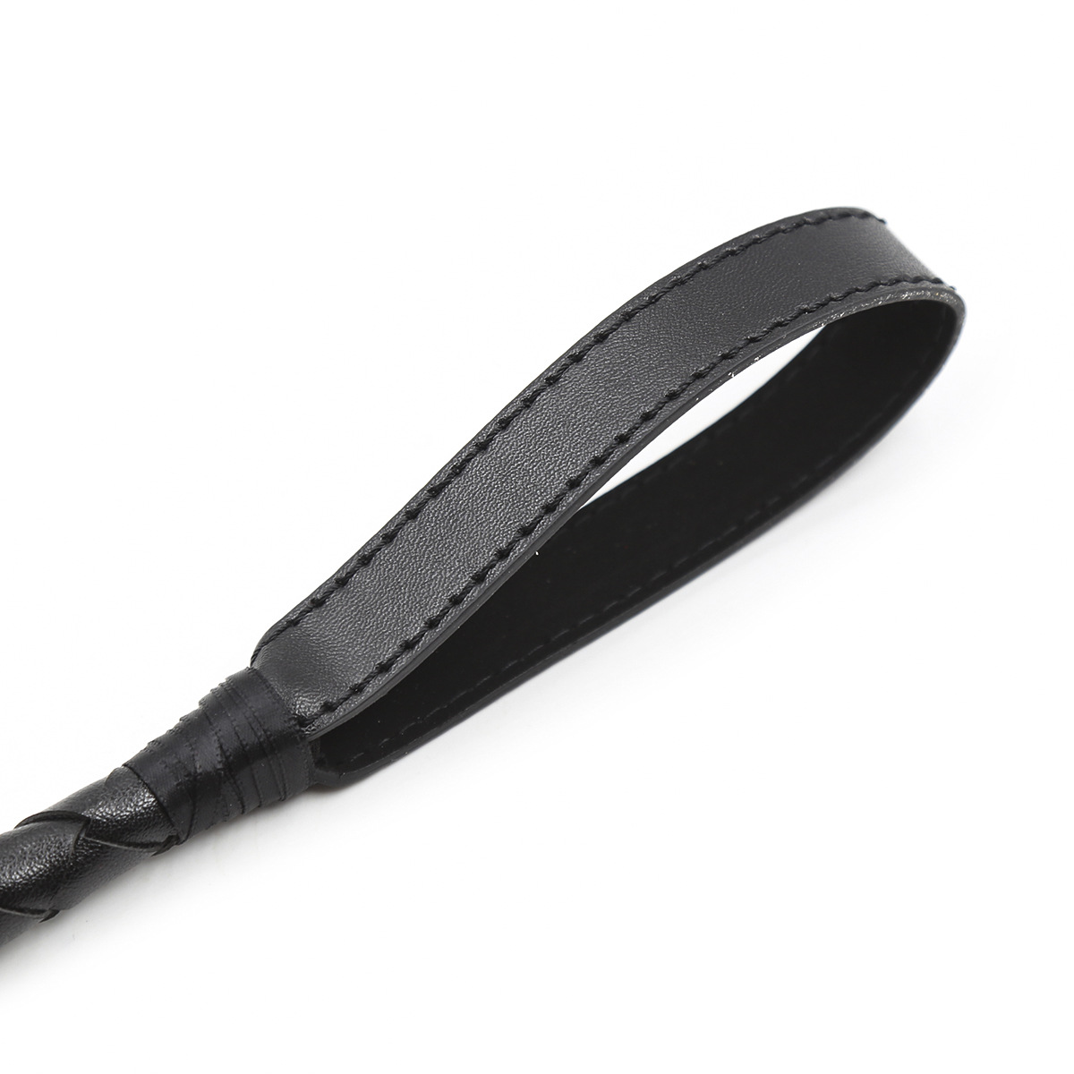 PU 가죽 말 채찍 승마 패들, 손목 스트랩 포함