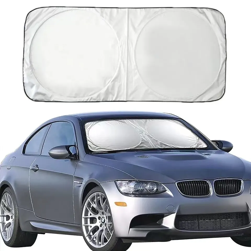 รถหน้าต่างบังแดด Sun Shade กระจก Visor Protector กระจกพับ Auto UV ป้องกันผ้าม่านอุปกรณ์จัดแต่งทรงผม