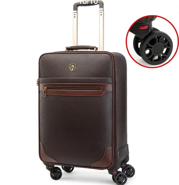 Rollgepäck für Reisen, Koffer, 24-Zoll-Spinner-Koffer, Herren-Business-Reisetasche, rollende Gepäcktasche, Trolley-Taschen, Räder