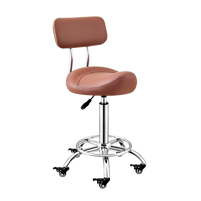 OMGD-sillín giratorio, taburete de Bar elevador, silla con respaldo de Bar Simple, laboratorio de belleza, peluquero, taburetes altos para montar, taburete para el hogar