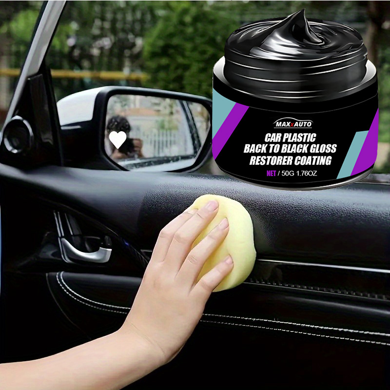 Auto Plastic Restorer Terug naar zwart Glans Auto-interieur Leer en paneelvernieuwing Wax Coating Agent Auto Polish en Repair Coating