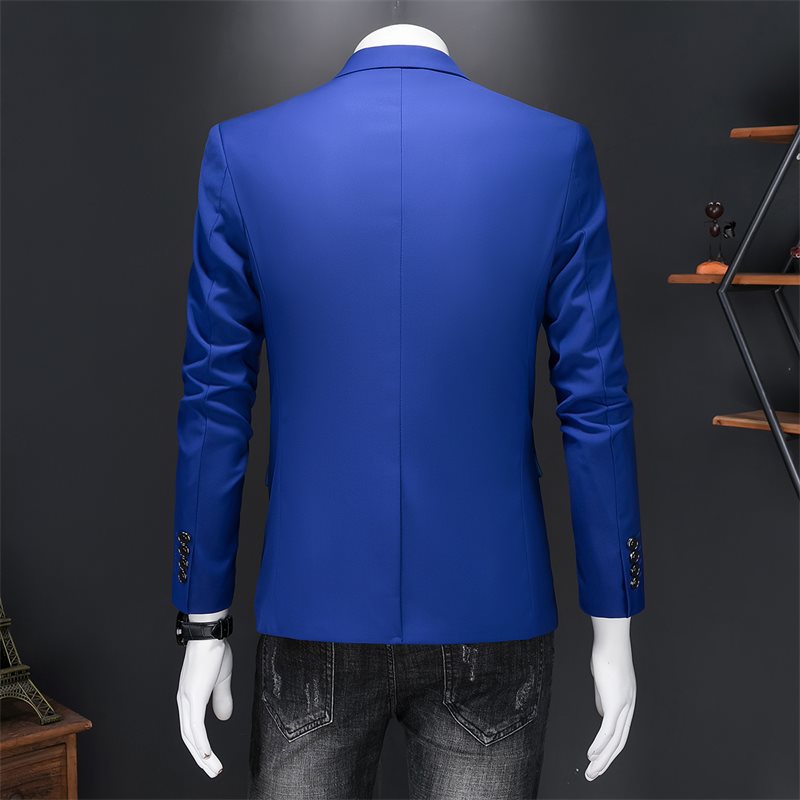 Plus Size 6XL-M Spring Men Solid Suit Jackets Casual Business Formal Blazer Jacket Fashion Mens Formal Wedding Party Blazers