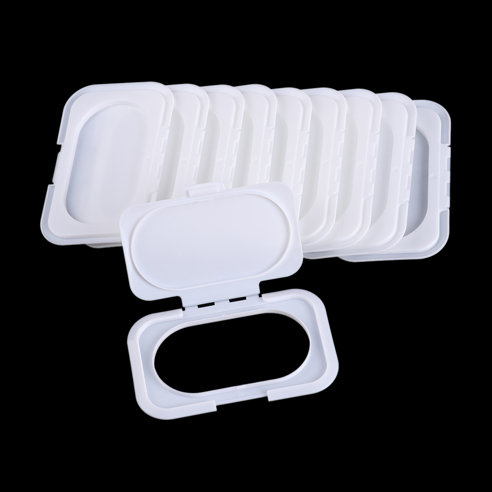 Tapa de toallitas húmedas reutilizables para bebés, toallitas húmedas portátiles, caja de pañuelos húmedos para niños, tapa de caja de toallitas móviles, útil, 1, 5, 10 piezas