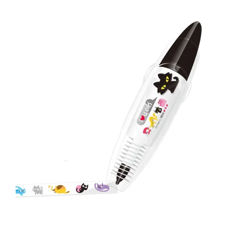 Lace Band Kleur Hand Account Decoratie Band Push-Type Creatieve Briefpapier Correctie Band Schoolbenodigdheden