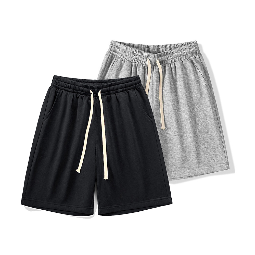 Verão novo cordão shorts masculino casual jogger sweathshorts casual clássico treino ginásio correndo esportes board shorts