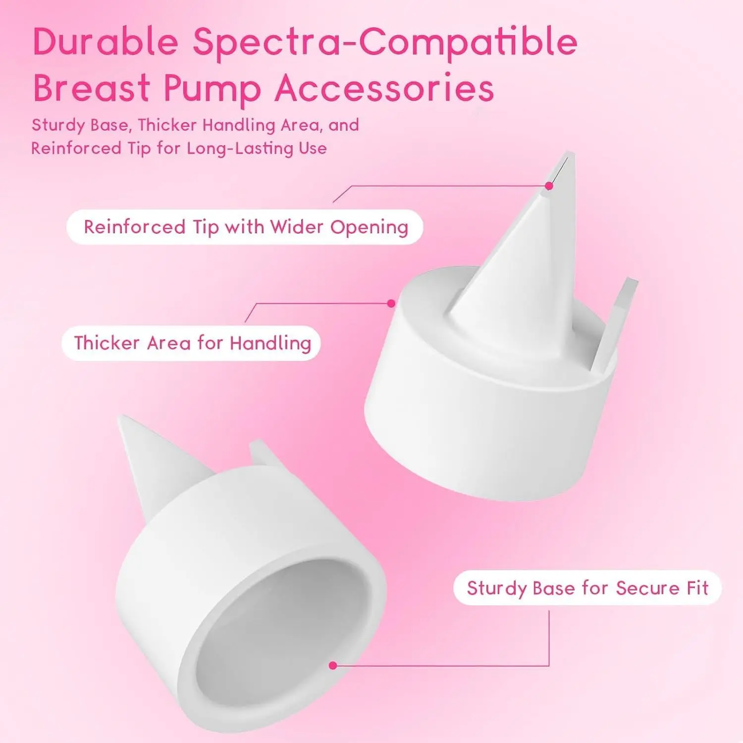 Kit completo para peças da bomba tira leite Spectra compatível com Spectra S1/S2/9 Plus, acessórios não originais, conjunto completo de substituições