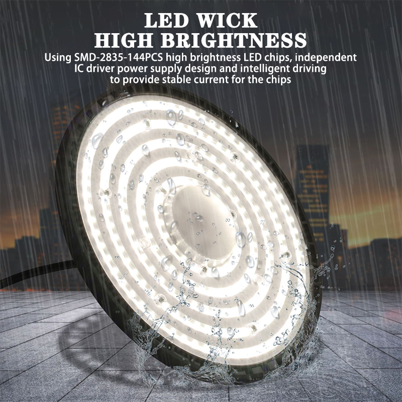 ハイベイライト 100/150/200 ワット 220V 超高輝度 6000K UFO LED 防水商業市場倉庫ガレージ産業用照明