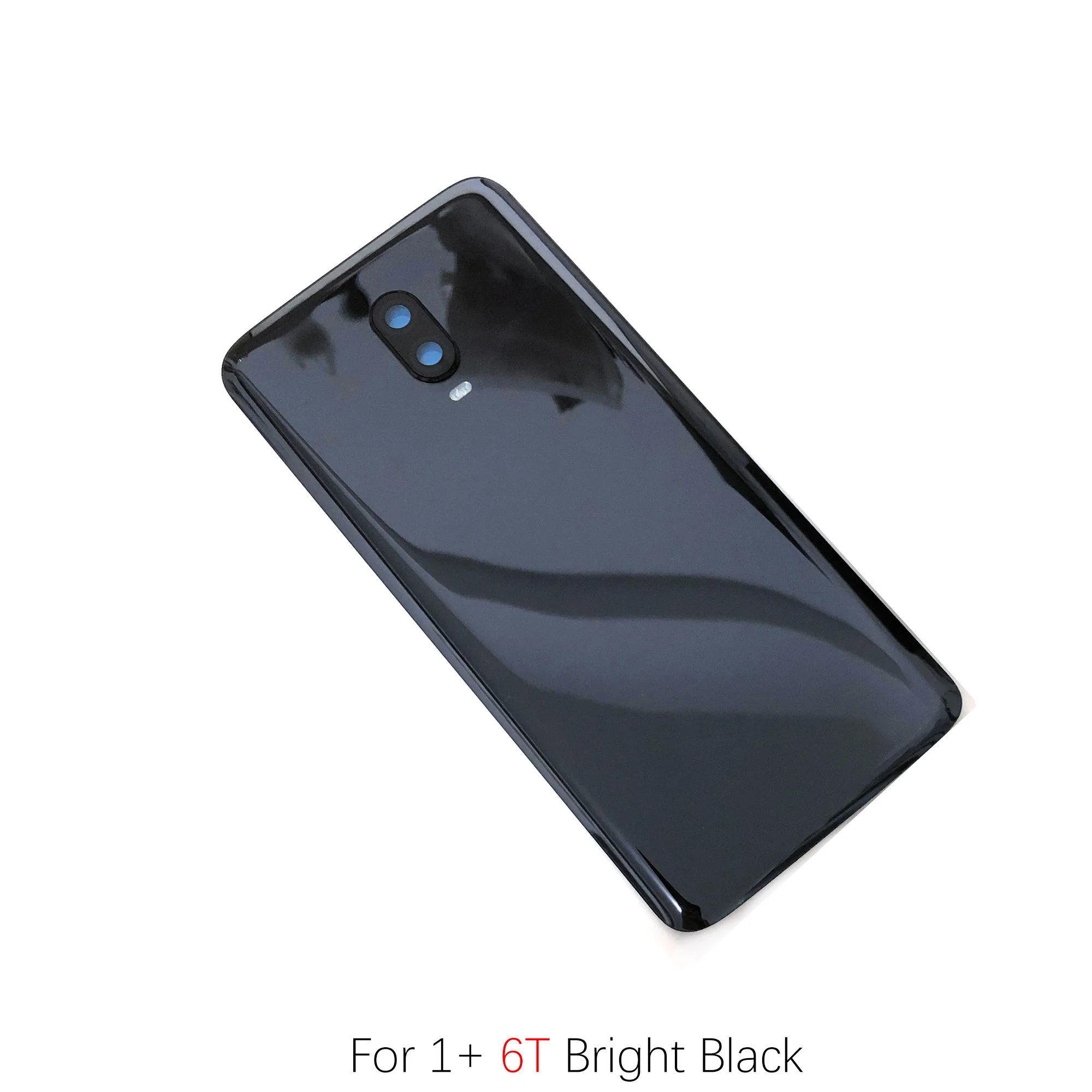 ใหม่สําหรับ OnePlus 6 6T ฝาหลังแบตเตอรี่ด้านหลังประตูกรณีเปลี่ยนแบตเตอรี่พร้อมเลนส์กล้อง