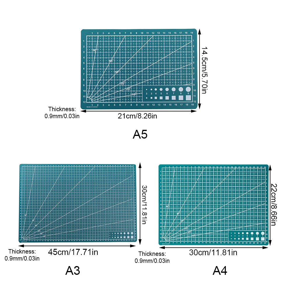 A3/A4/A5 Multifunction Cutting Mat Diy Handicraft Art Engraving Board Paper Carving Pad High Toughness Sewing Craft Tool