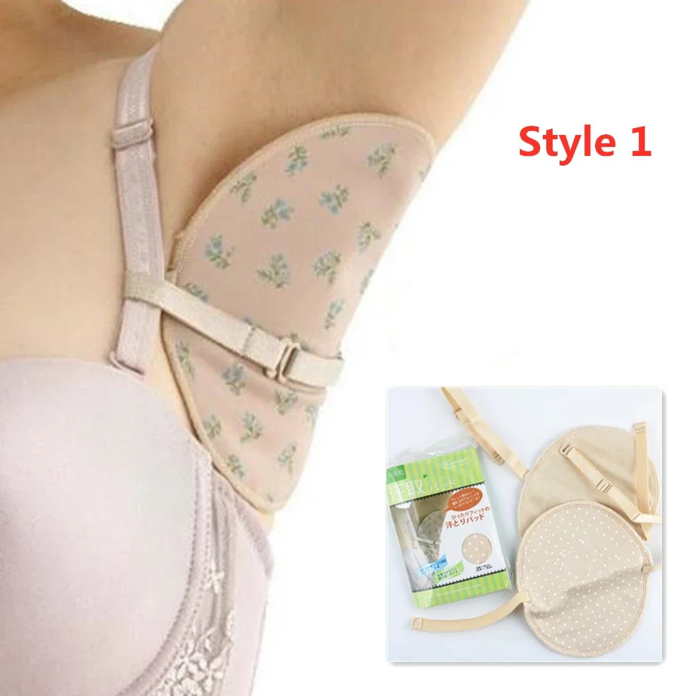 Almohadillas absorbentes para el sudor, desodorante lavable para axilas, almohadilla absorbente de Perfume reutilizable para el sudor, protectores para axilas, 2 uds.