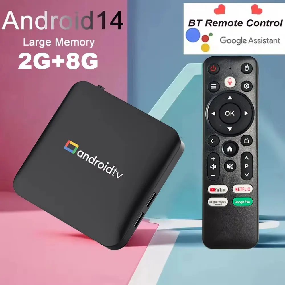 Android13 Smart Home Theater TV Box AllwinnerH313 Google Assistant Netflix Streaming Bluetooth Media Player 2G16G 2.4G5G Wifi T1
