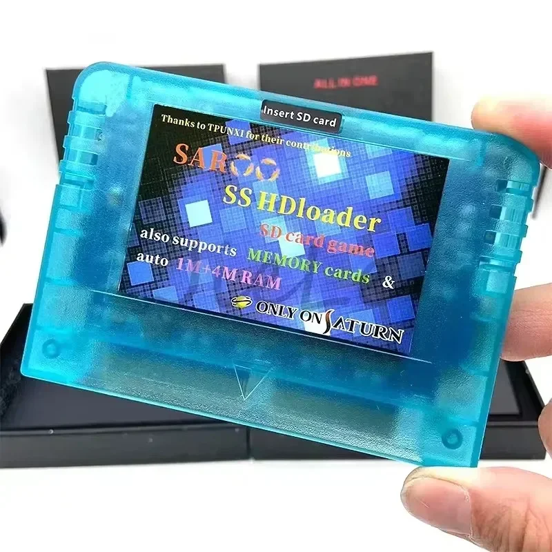 Tarjeta de lectura rápida SAROO SS Plug and Play de firmware SEGA SATURN 0,7 para consola, con tarjeta TF/SD, acelerador de lectura directa