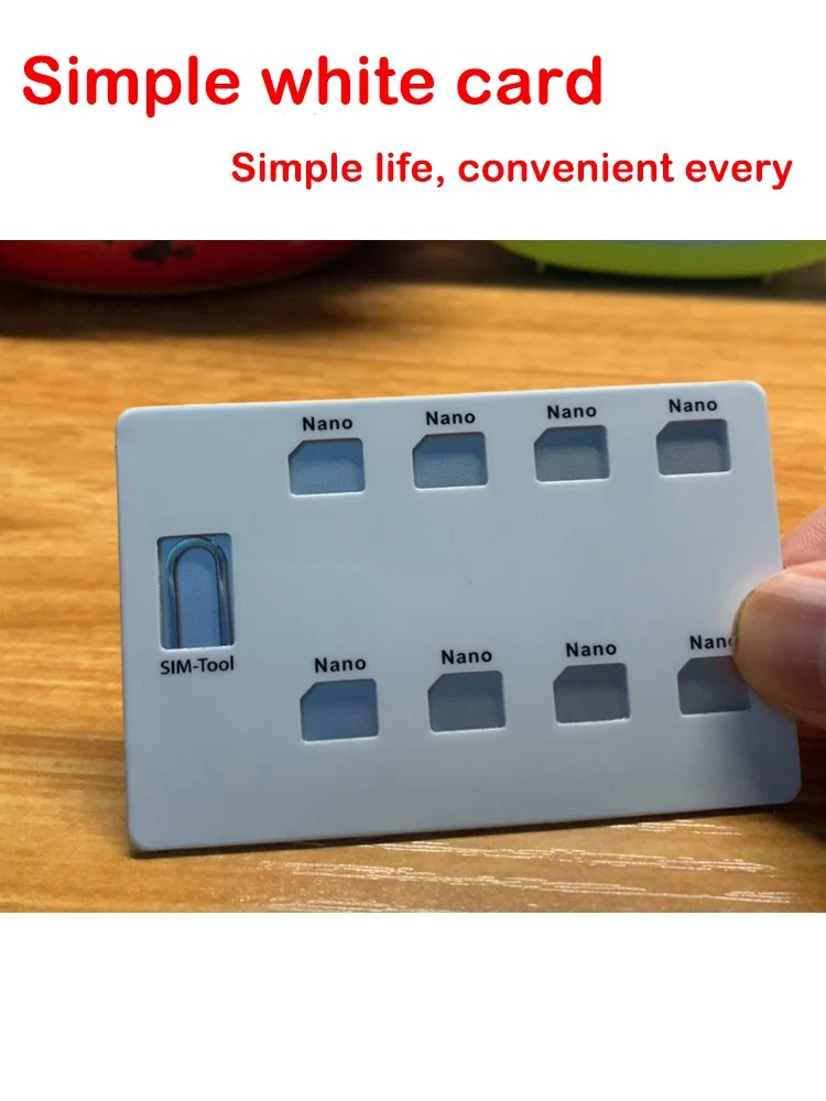 Portátil SIM Card Storage Box, titular do cartão SIM, Case Protector, Micro Pin