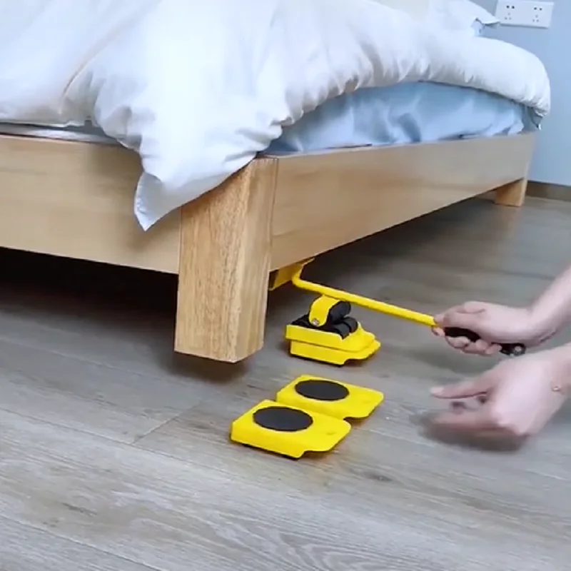 Di Chuyển Dụng Cụ Đồ Nội Thất Nâng Lao Động Tiết Kiệm Nặng Đồ Gia Dụng Mover Trượt 360 ° Quay Bánh Xe Pads150kg Dung Lượng