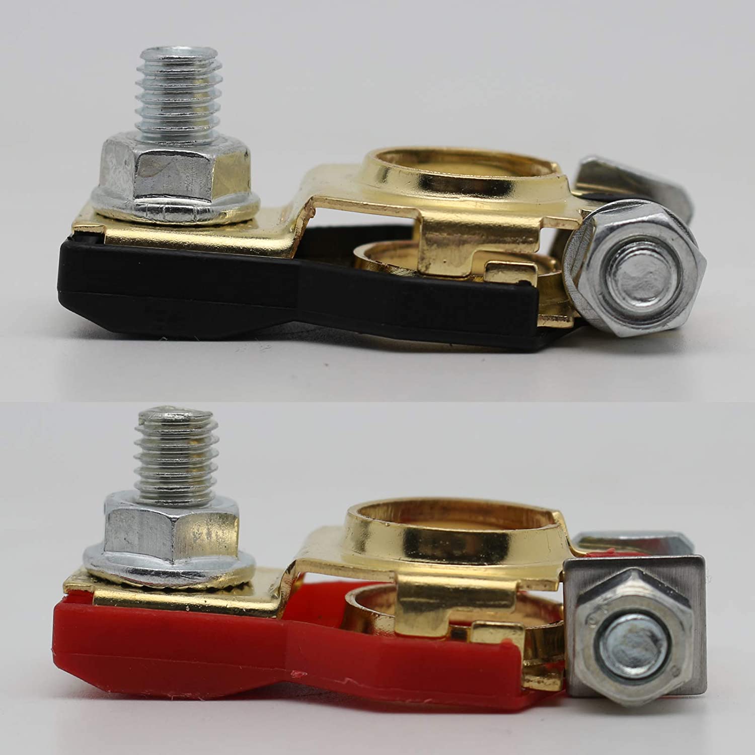 1 ペア 12V 24V 自動車車トップポストバッテリー端子ワイヤーケーブルクランプ端子コネクタカーアクセサリー