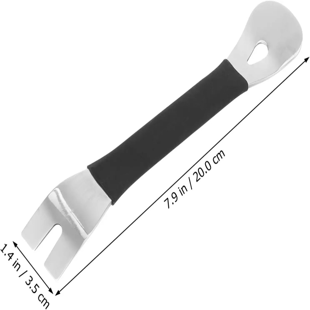 1PC Stainless Steel Car Audio Removal Tool - Pry Bar for Door Panel, Radio, Interior Trim Disassembly