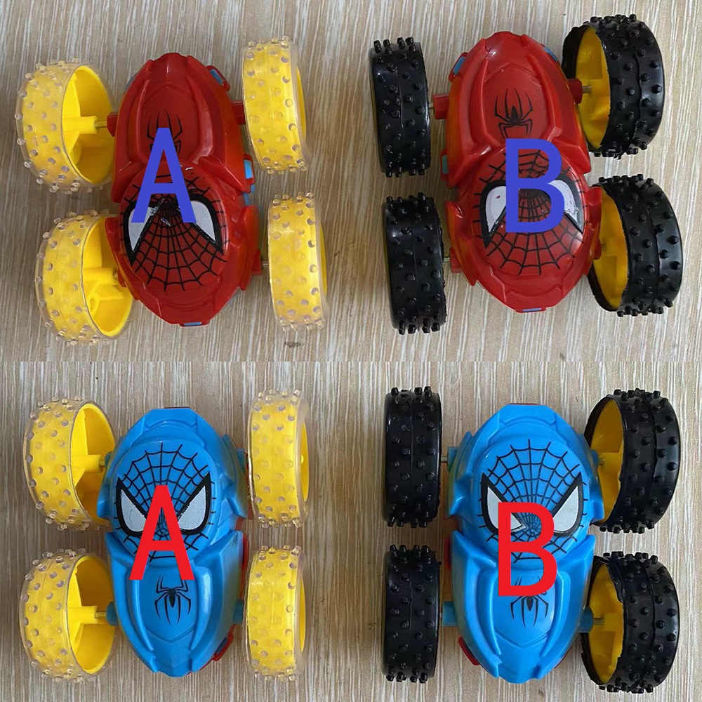 NEU Kinder Spider Dump Truck Trägheitsauto 360-Grad-schlagfestes doppelseitiges Auto Kinderpuzzle Spielzeug Studentenpreis Geschenke