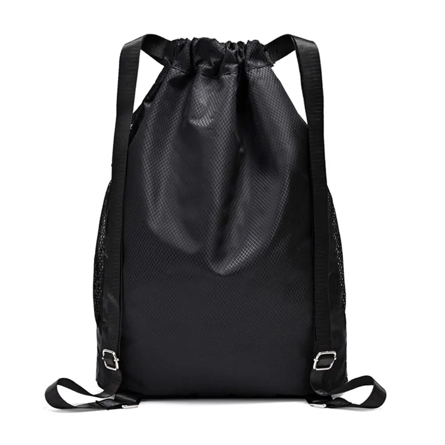 Saco de ginásio mochila de fitness das mulheres dos homens basquete mochila ao ar livre futebol sacos de armazenamento treinamento cordão esportes mochila