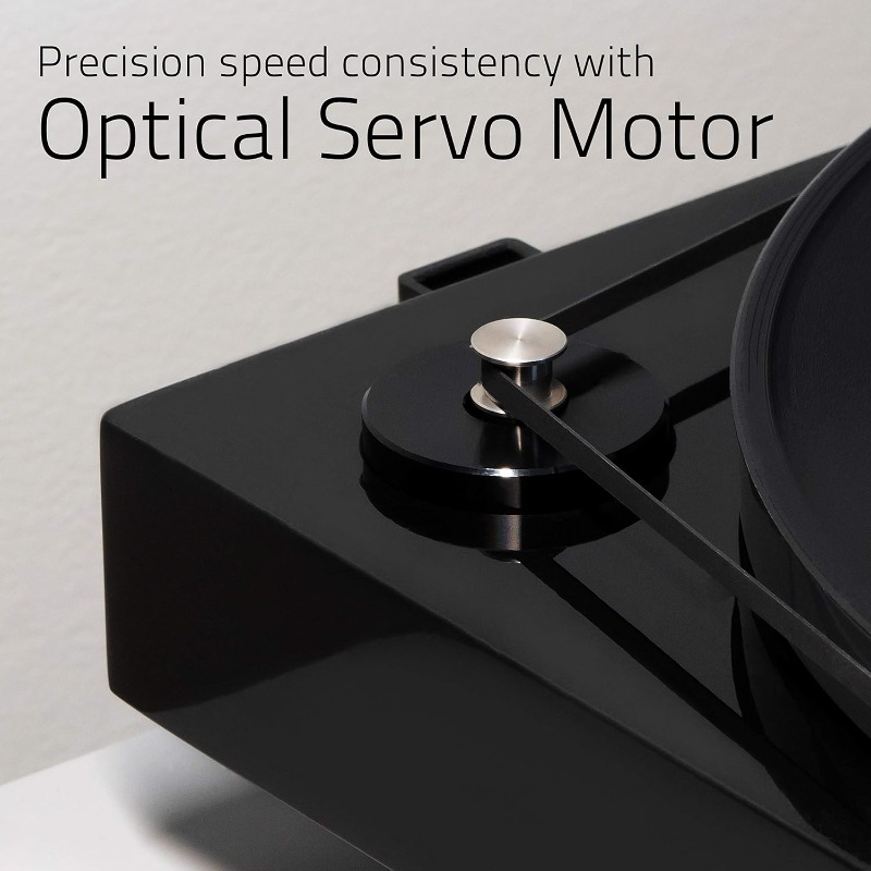 RT85 Turntable with Ortofon Cartridge, Acrylic Platter, Speed Control, and Vibration Isolation