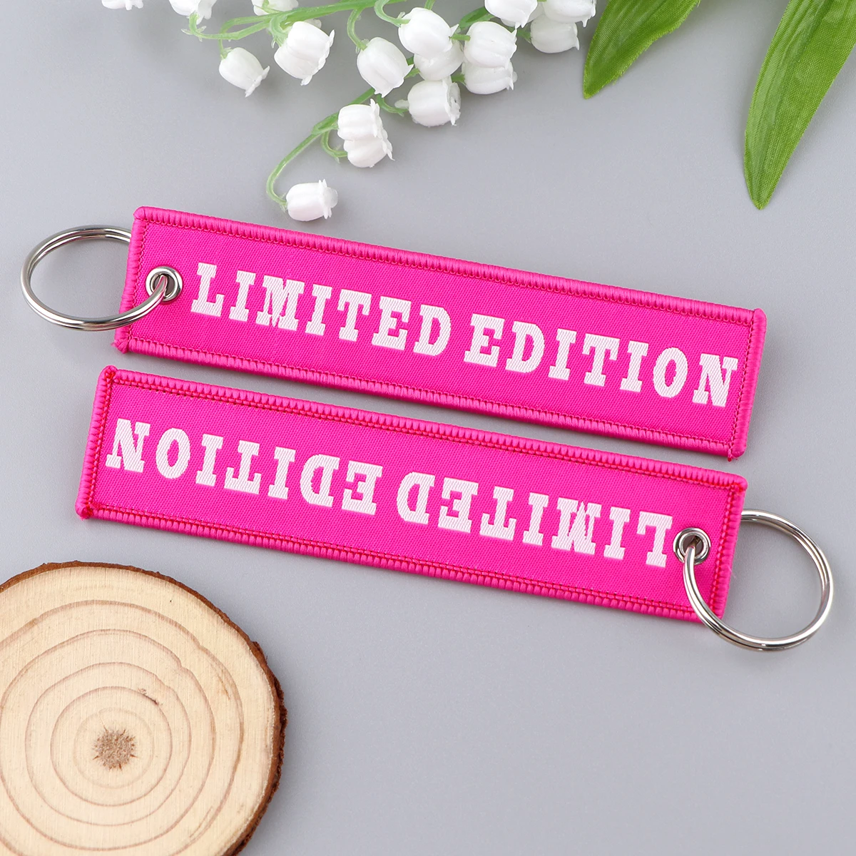 1pcs Computer Pop-up Window Embroidered Keys Tag Keychains For Motorcycles Backpack Fashion Jewelry Key Ring Accessories