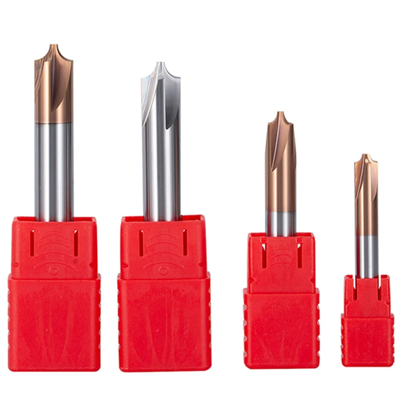 KaKarot HRC55 Radius Corner Rounding Cutter R0.5 R1 R1.5 R2 R3 R4 R5 Chamfering Outside Radii Router Bit CNC Tool  End Mill